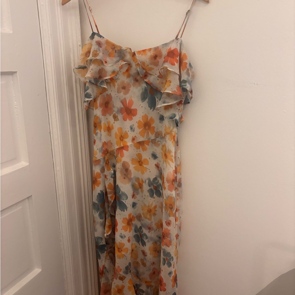Anthropologie Asymmetrical Floral Dress - Multicolor - Picture 3 of 3